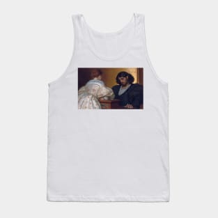 Golden Hours by Frederic Leighton Tank Top